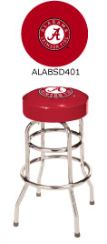 Alabama Crimson Tide Double Rung Bar Stool