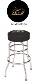 Army Black Knights Double Rung Bar Stool