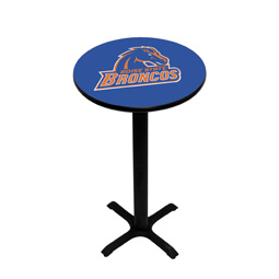 Boise State Broncos Pedestal Pub Table, Style 2