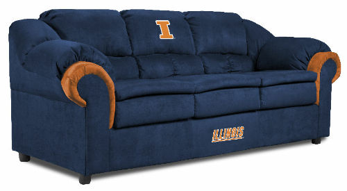 Illinois Fighting Illini Pub Sofa