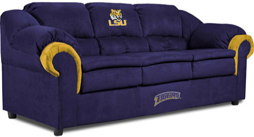 LSU Tigers Pub Sofa