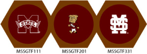 Mississippi State Bulldogs Game Table Cloth