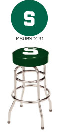 Michigan State Double Rung Bar Stool