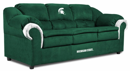 Michigan State Spartans Pub Sofa