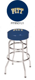 Pittsburgh Panthers Double Rung Bar Stool