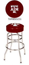 Texas A&M Aggies Double Rung Bar Stool