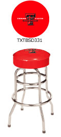 Texas Tech Red Raiders Double Rung Bar Stool