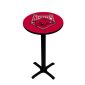 Arkansas Razorbacks Pedestal Pub Table, Style 1
