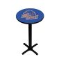 Boise State Broncos Pedestal Pub Table, Style 1