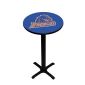 Boise State Broncos Pedestal Pub Table, Style 2