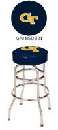 Georgia Tech Yellow Jackets Double Rung Bar Stool