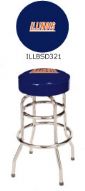 Illinois Fighting Illini Double Rung Bar Stool