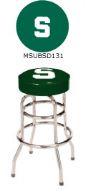 Michigan State Double Rung Bar Stool