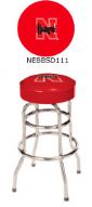 Nebraska Cornhuskers Double Rung Bar Stool