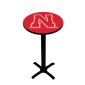 Nebraska Cornhuskers Pedestal Pub Table