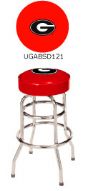 Georgia Bulldogs Double Rung Bar Stool