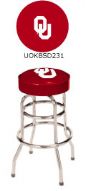 Oklahoma  Sooners Double Rung Bar Stool