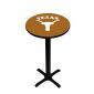 Texas Longhorns Pedestal Pub Table, Style 2
