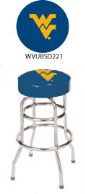 West Virginia Mountaineers Double Rung Bar Stool