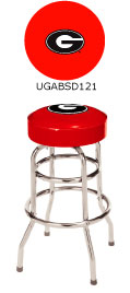 Georgia Bulldogs Double Rung Bar Stool
