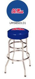 Mississippi Ole Miss Rebels Double Rung Bar Stool