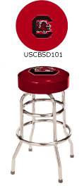South Carolina Gamecocks Double Rung Bar Stool
