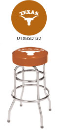 Texas Longhorns Double Rung Bar Stool