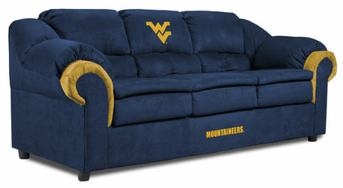 West Virginia Mountaineers Pub Sofa
