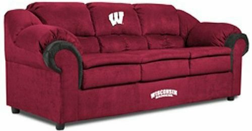 Wisconsin Badgers Pub Sofa
